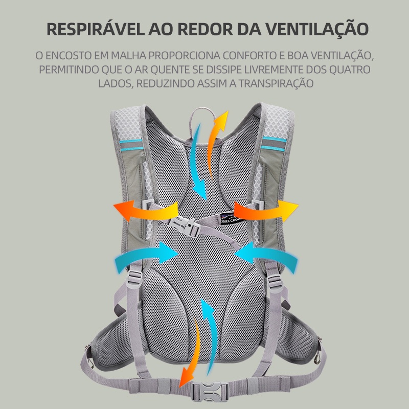 Ba Lô Leo Núi Dung Tích 12l Siêu Nhẹ Tiện Dụng