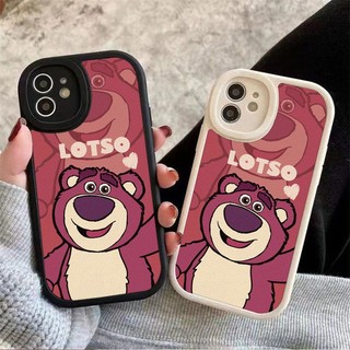 Ốp Điện Thoại Da Cừu Hình Gấu Strawberry Cho Apple Iphone 15 14 13Pro 12 1 UEO2
