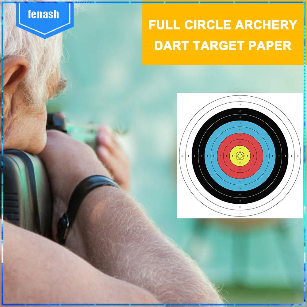 10 cái 40x40cm mục tiêu bắn cung chuyên nghiệp giấy thực hành mũi tên bảng phi tiêu