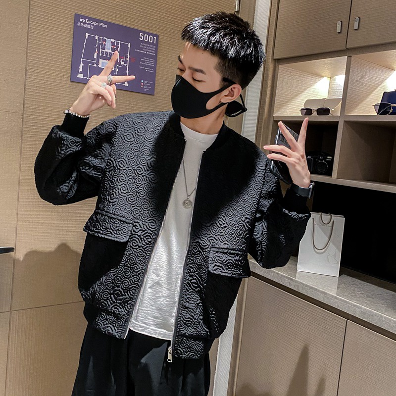 Áo Khoác Bóng Chày Phong Cách Đường Phố Thời Trang Xuân Thu Mới Cho Nam