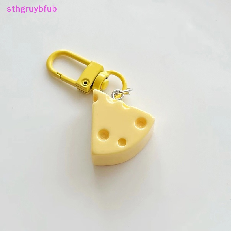 Sthb mặt dây chuyền phô mai đáng yêu móc khóa mô phỏng dễ thương cheese keyring ba lô mặt dây chuyền cho bé gái kids party favor vn