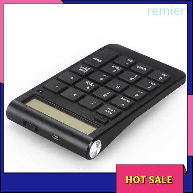 Re portable 2.4g bàn phím kỹ thuật số không dây usb number pad 20 phím bàn phím số nhỏ cho máy tính xách tay pc máy tính xách tay