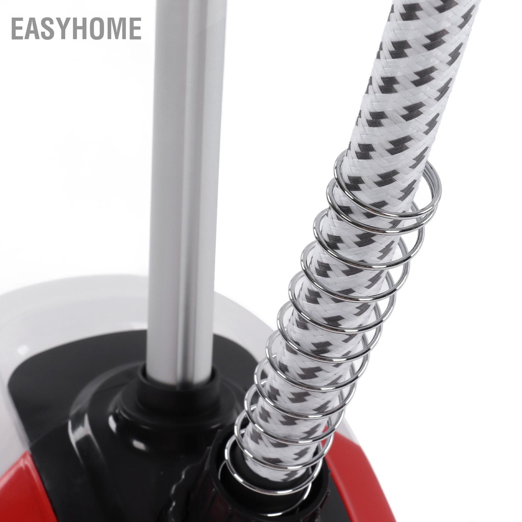EasyHome Bàn Là Hơi Nước Đứng Cho Quần Áo 1800W Chuyên Nghiệp Điện Mạnh Máy Ủi May Gia Đình Phích Cắm Châu Âu 220V Đỏ