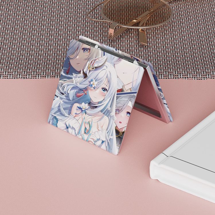 Genshin impact nilou kamisato ayaka noelle yoimiya raiden shogun gương gấp mỹ phẩm cầm tay