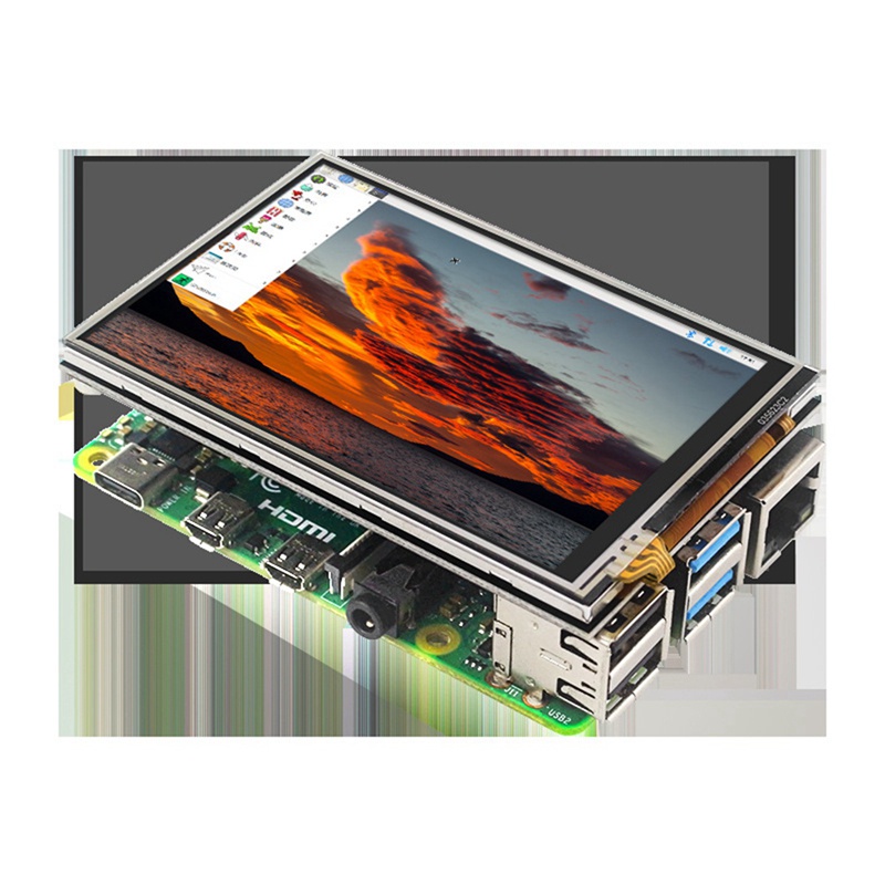 Màn Hình lcd Cảm Ứng 3.5 inch Cho raspberry pi 4b 3b +