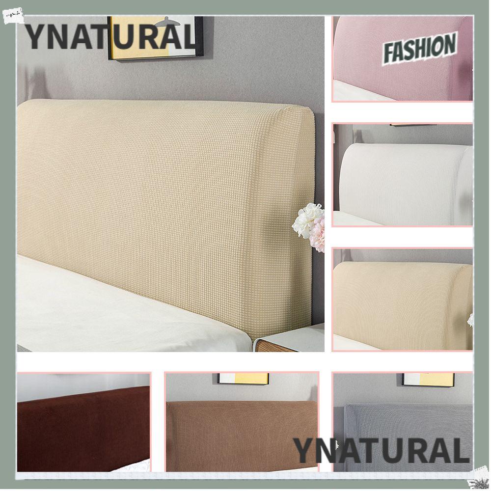 YNATURAL Vỏ Bọc Dày Dặn Mềm Mại Màu Trơn Cho Đầu Giường