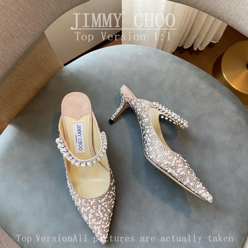 Giày Cao Gót Da Cừu Mũi Nhọn Đính Đá Thời Trang Quyến Rũ Cho Nữ