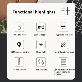 Power point Presentation Remote Wireless Presenter Laser Pointer Clicker Pen UK