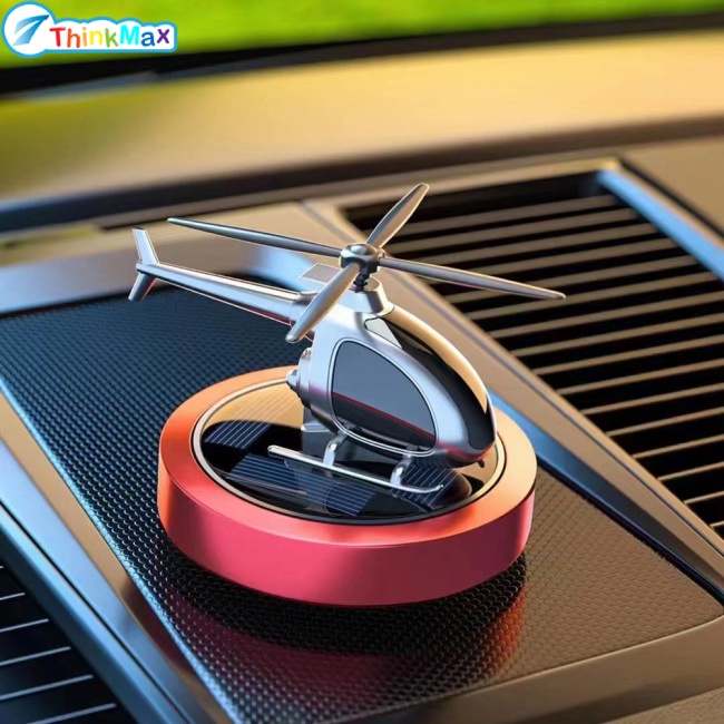 Máy bay trực thăng năng lượng mặt trời mô hình xe hơi aroma diffuser đồ trang trí mới lạ trang trí air freshener cho office home auto