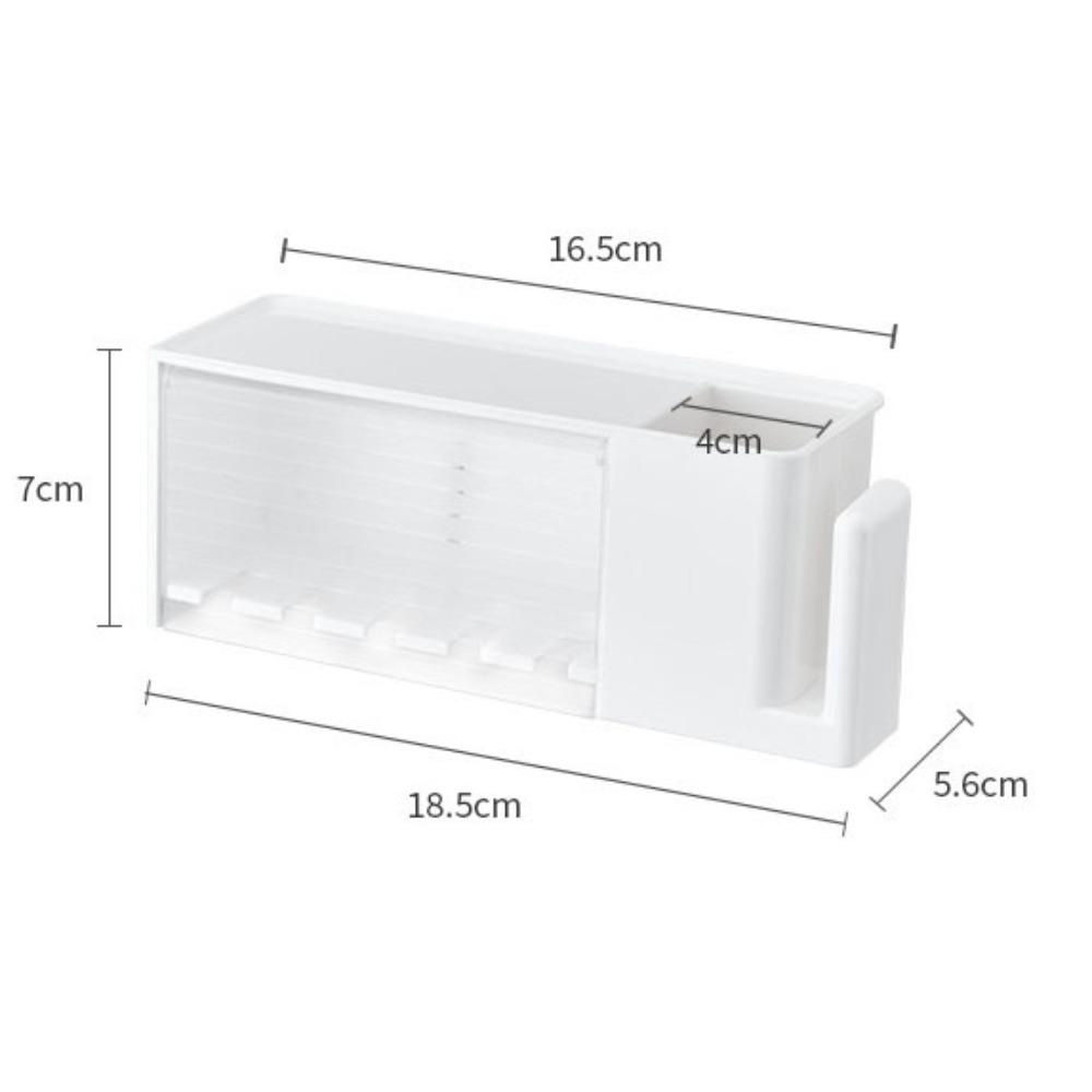 Giá đỡ bàn chải đánh răng KUNHEV viscose chống bụi 5 lỗ cho phòng tắm