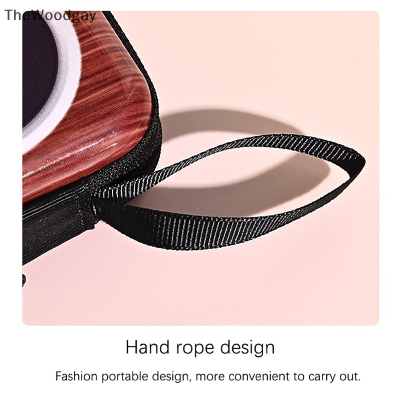 Thewoodgay thời trang sáng tạo thiếc dây kéo ví đựng tiền xu cầm tay hộp đựng chìa khóa nhỏ cổ điển hộp tai nghe cá nhân hóa băng túi máy ảnh en