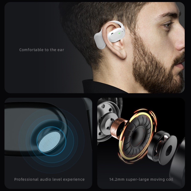 Air 9 tws tai nghe dẫn truyền xương bluetooth không thấm nước tai nghe giảm tiếng ồn bass nặng độ trễ thấp cho esports