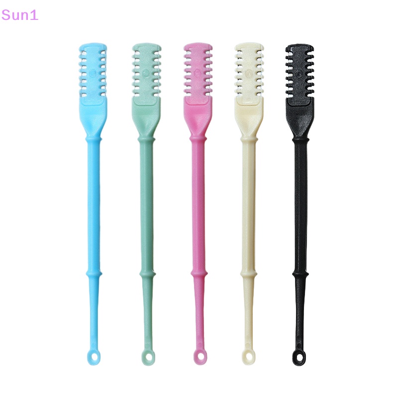 Sun1> 360 độ rotag double head nose hair trimmer earpick nose hair removal dụng cụ cắt tỉa lông tai mũi cầm tay tốt
