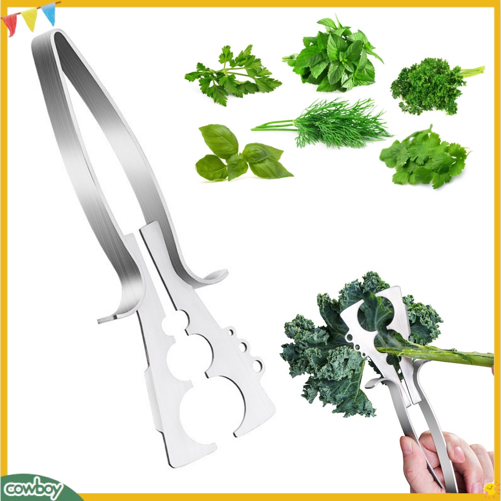 Việt| Cilantro leaf remover dụng cụ tước thảo mộc bằng thép không gỉ dễ dàng làm sạch tiện ích nhà bếp cho rau xanh lá và thảo mộc đa năng và hiệu quả