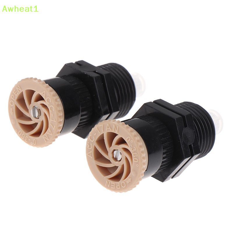 Awheat1 1pc sprinkler với 1/2 inch nhựa 0-360 độ vòi tưới có thể điều chỉnh mới