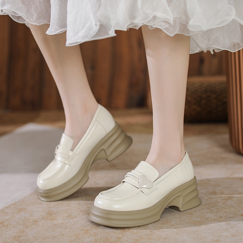 Giày lười da dày-xa phong cách hàn quốc dành cho nữ