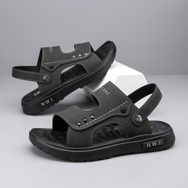 Giày Sandal Hở Ngón Đế Mềm Thoải Mái Thời Trang Đi Biển Cho Nam