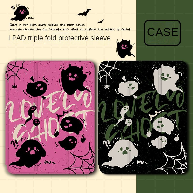 Dành cho ipad 2021 pro 11 vỏ bảo vệ gen9 / 8 / 710.2 soul mini6 trong suốt gen5 / 6 9.7 anti drop air4 / 5 10.9 trifold 2022 gen 10 10.9 cartoon ipad case
