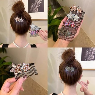 Lược cài tóc phối ngôi sao đính đá lấp lánh CHLINS