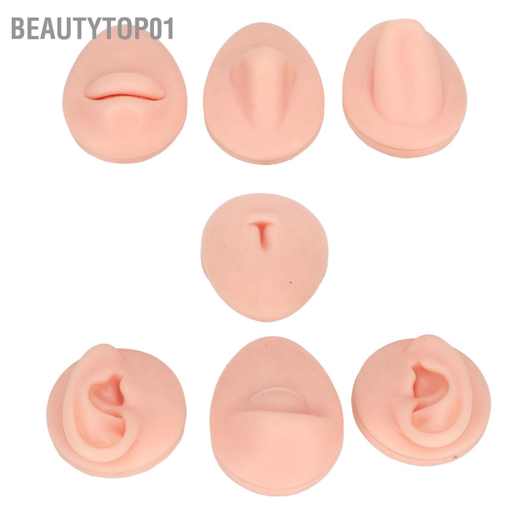 BeautyTop01 Phòng Thân Thực Hành Mô Hình Phỏng Silicone Tai Mắt Mũi Miệng Lưỡi Và Bụng Mẫu Cho Người Mới Khuyên