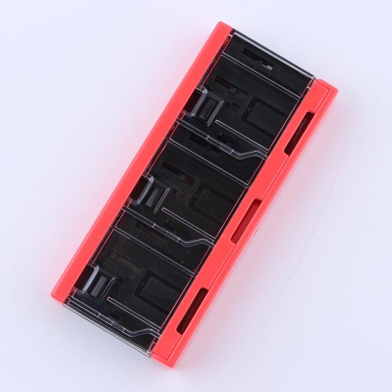 Hộp đựng thẻ trò chơi đẩy cho thẻ trò chơi nintendo switch & switch oled / lite, với 6 khe cắm thẻ trò chơi ns cartridge