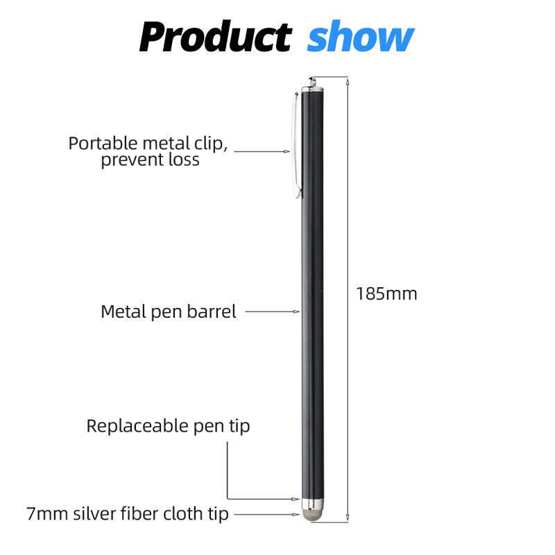 Bút stylus Ankndo dài 18.5cm cảm ứng màn hình máy tính bảng điện thoại Android samsung