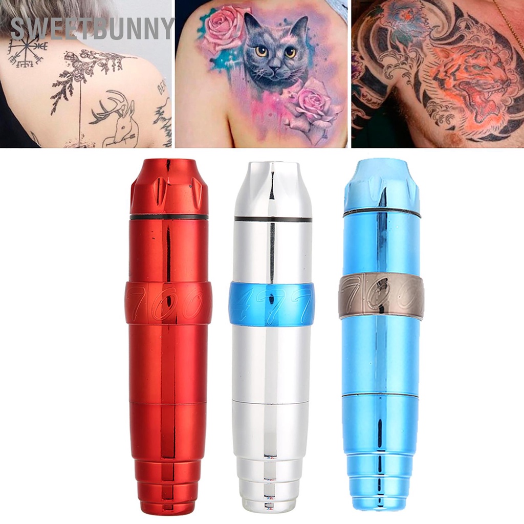SweetBunny Chuyên nghiệp Động Cơ Mạnh Điện Xăm Bút Máy Hình Nghệ Sĩ Công Cụ Giao Diện RCA
