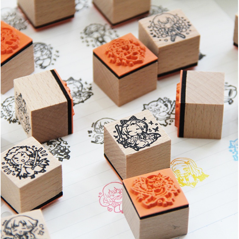 Con Dấu In Hình Nhân Vật nezuko Kanjirou Trong demon slayer gp1 pg1