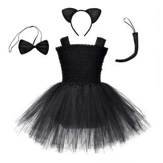 Bộ Trang Phục Hóa Trang halloween Gồm Chân Váy tutu + Chân Váy Xòe tutu Cho Bé Gái