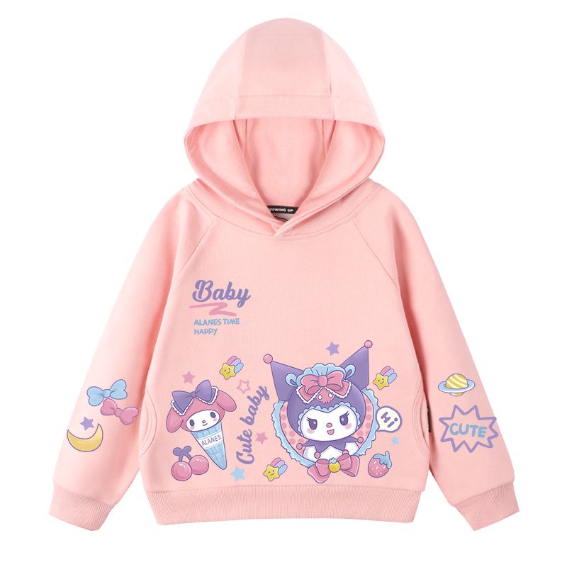 Dễ Thương Áo Khoác Mỏng In Hình kuromi Thời Trang Xuân Thu 2023 Cho Bé Gái