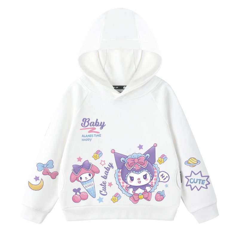 Dễ Thương Áo Khoác Mỏng In Hình kuromi Thời Trang Xuân Thu 2023 Cho Bé Gái