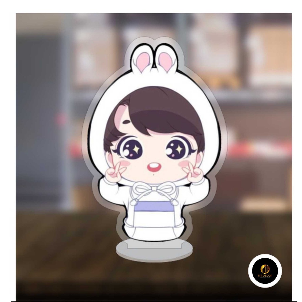 Mô hình standee Kook - Tae BTS dễ thương 2cm/5cm/10cm