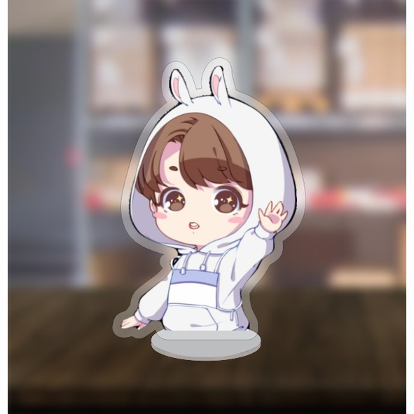 Mô hình standee Kook - Tae BTS dễ thương 2cm/5cm/10cm