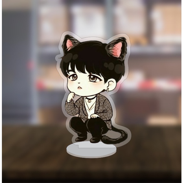 Mô hình standee Kook - Tae BTS dễ thương 2cm/5cm/10cm
