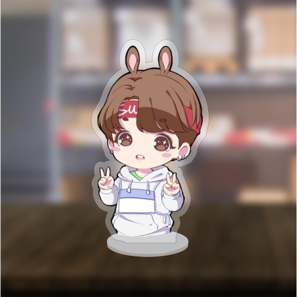 Mô hình standee Kook - Tae BTS dễ thương 2cm/5cm/10cm