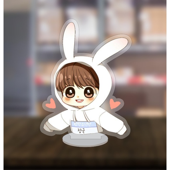 Mô hình standee Kook - Tae BTS dễ thương 2cm/5cm/10cm