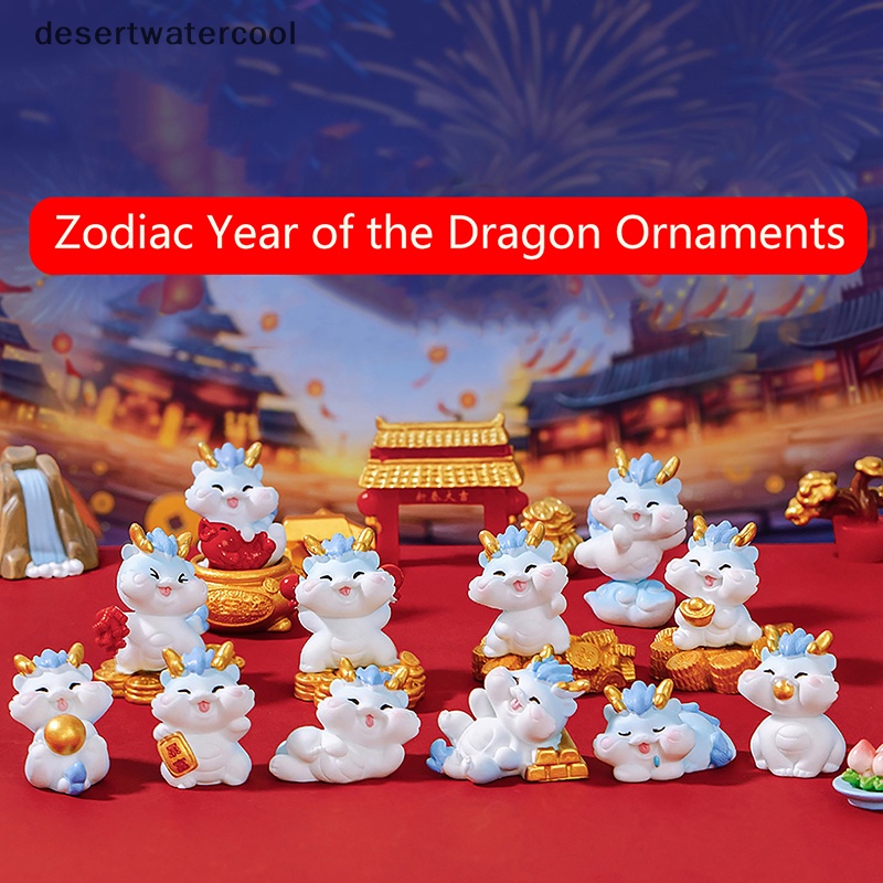 Dcn Tượng Rồng mini Dễ Thương Trang Trí Tiểu Cảnh