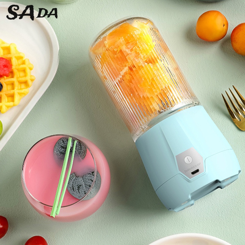 Sada máy ép trái cây gia đình nhỏ usb máy ép trái cây cầm tay máy ép trái cây cốc nước trái cây