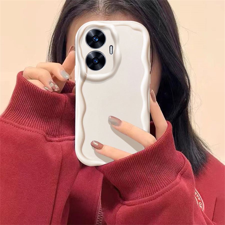 Vỏ điện thoại chống sốc mềm cho realme c55 c53 10 9 8 7 6 pro plus + 5g 9i 8i 7i narzo 50 c17 vỏ ốp lưng thẩm mỹ