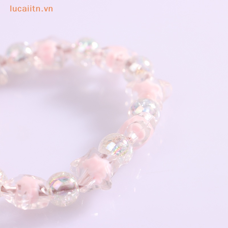 Lucaiitn cinnamoroll kuromi giai điệu của tôi phim hoạt hình dễ thương cặp đôi pha lê vòng tay anime đồ chơi cho bé gái món quà sinh nhật vn