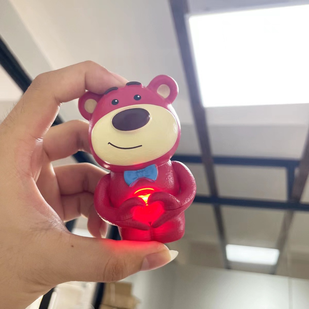 Tiktok Đồ Chơi Hình Trái Dâu Phát Sáng Giúp Giảm Căng Thẳng