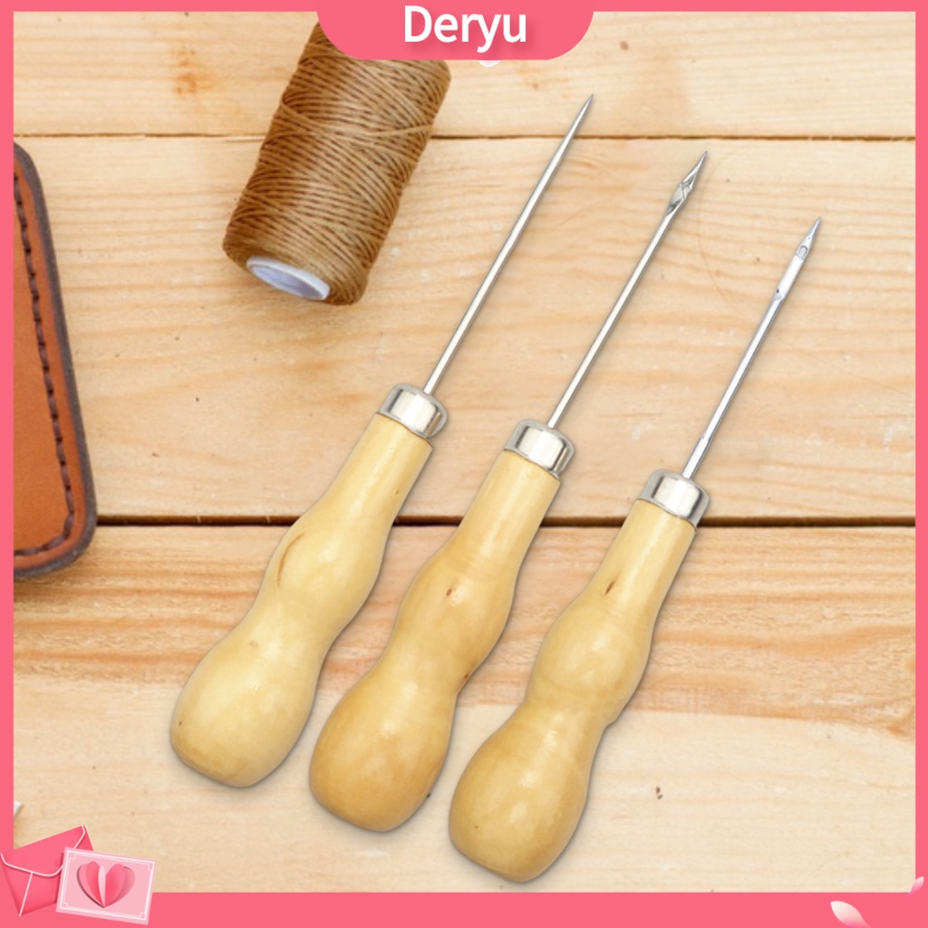 1 Bộ Dụng Cụ Đục Lỗ Cầm Tay Bằng Gỗ Thoải Mái Chống Rỉ Sét Sửa Giày