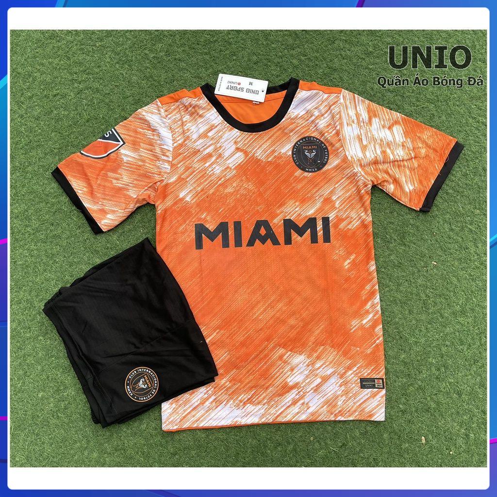 Áo đá bóng in tên - Bộ quần áo đá bóng Mi.a.mi chất thun lạnh cao cấp - đồ thể thao in tên theo yêu cầu