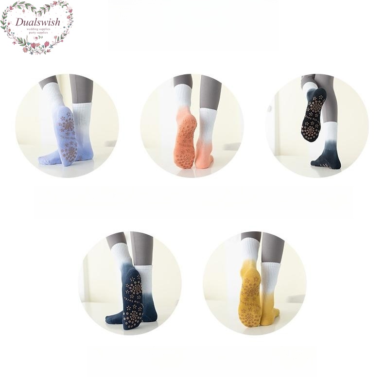 Dualswish Vớ yoga Thể Thao Thấm Hút Mồ Hôi Chống Trượt Chuyên Nghiệp Dành Cho Nữ