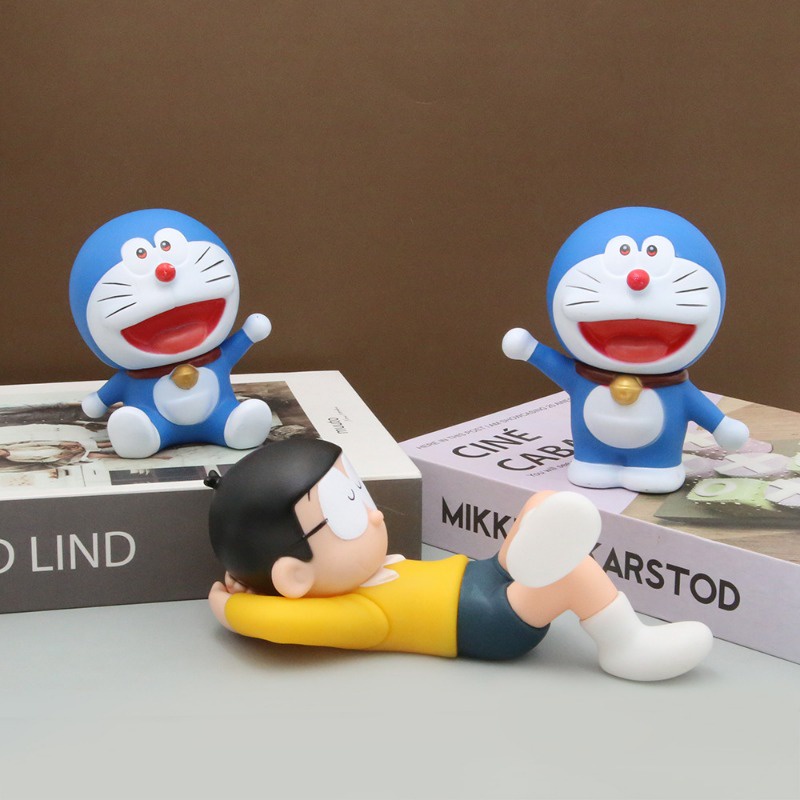 10 cm kawaii doraemon pvc hành động hình đồ chơi mô hình bánh topper nhật bản anime doraemon trẻ em sinh nhật xmas quà tặng trang trí bánh trang trí máy tính để bàn