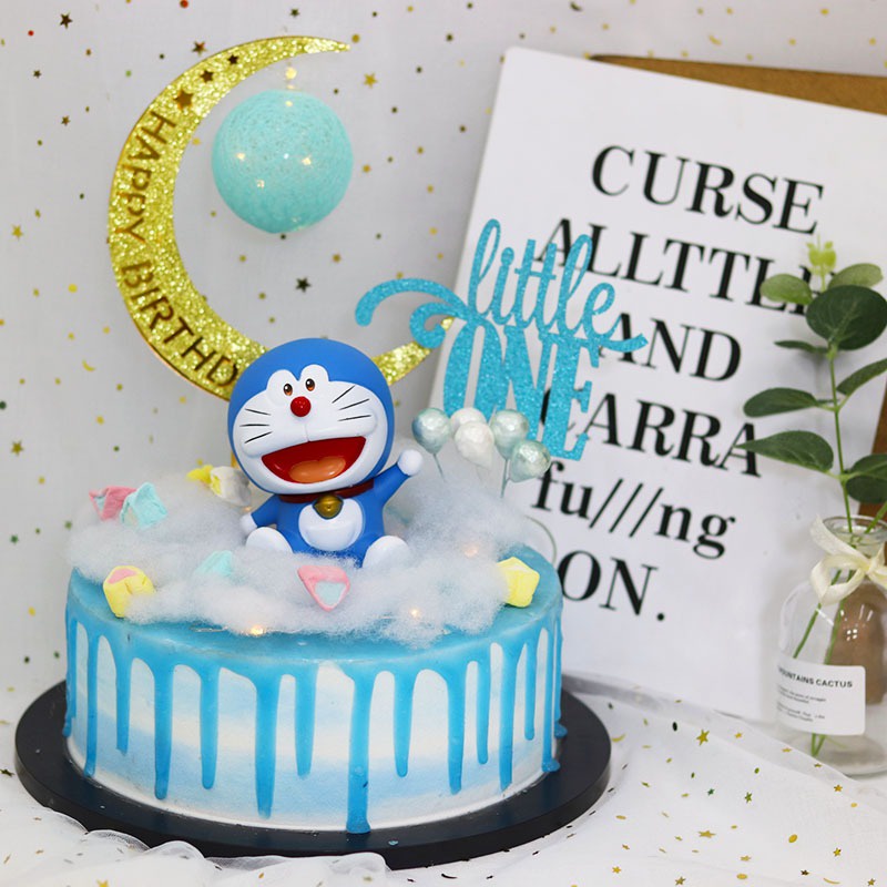 10 cm kawaii doraemon pvc hành động hình đồ chơi mô hình bánh topper nhật bản anime doraemon trẻ em sinh nhật xmas quà tặng trang trí bánh trang trí máy tính để bàn