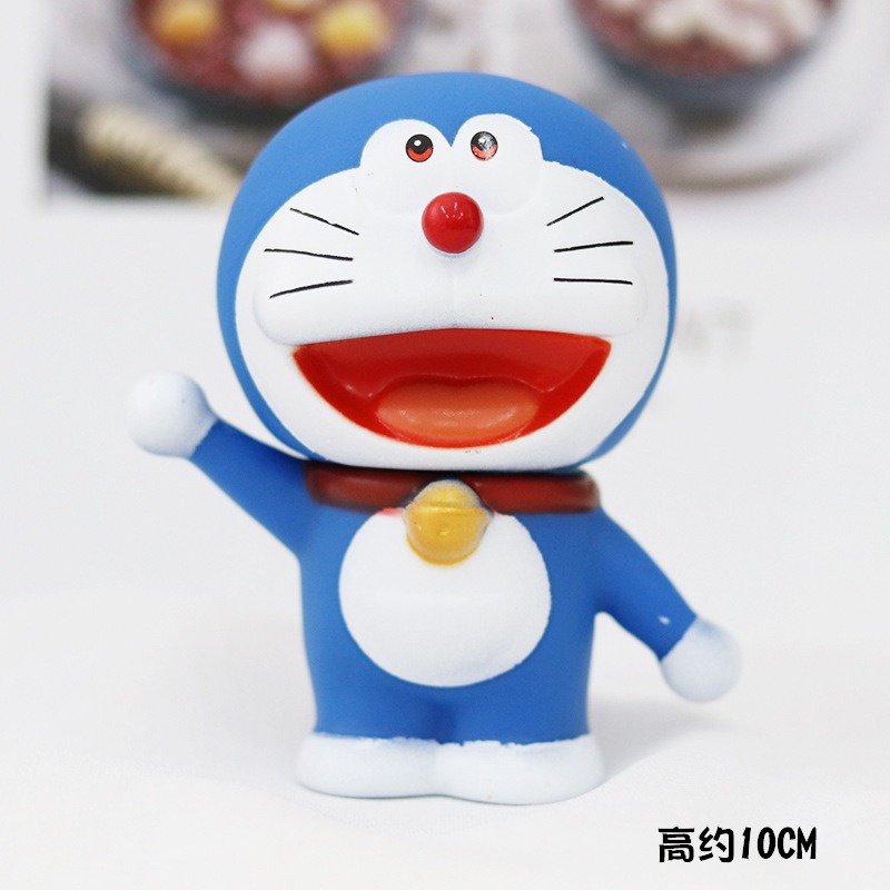 10 cm kawaii doraemon pvc hành động hình đồ chơi mô hình bánh topper nhật bản anime doraemon trẻ em sinh nhật xmas quà tặng trang trí bánh trang trí máy tính để bàn