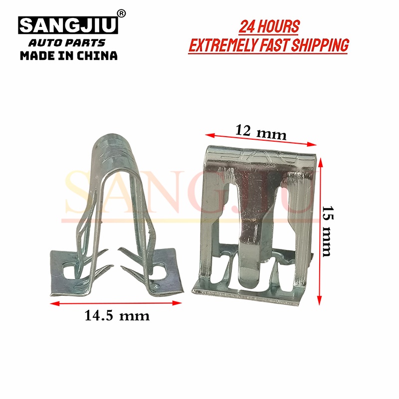 50 cái clip âm thanh xe hơi cd dvd máy định vị bảng điều khiển trung tâm bảng điều khiển dụng cụ tấm sắt tương thích với cho gm 15748479