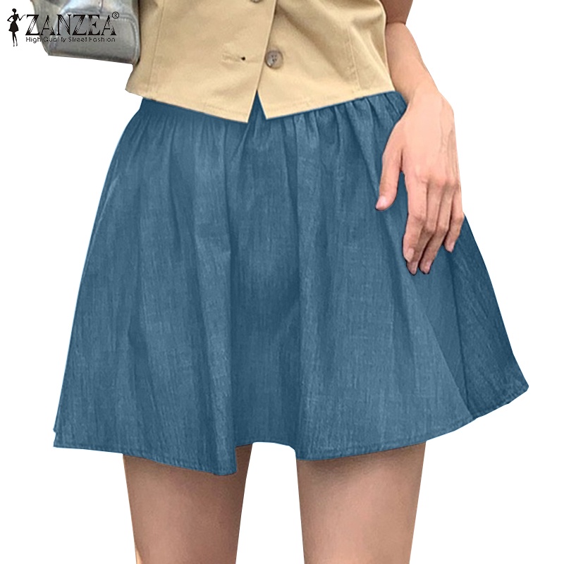 Zanzea Dây Thắt Lưng denim Phong Cách Hàn Quốc Trẻ Trung Dành Cho Nữ