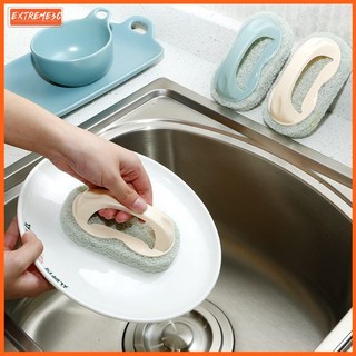 Bàn chải làm sạch multi-chức năng với tay cầm phòng tắm phòng tắm gạch nhà bếp rửa bát đĩa, bàn chải bọt biển nồi bàn chải dụng cụ làm sạch nhà